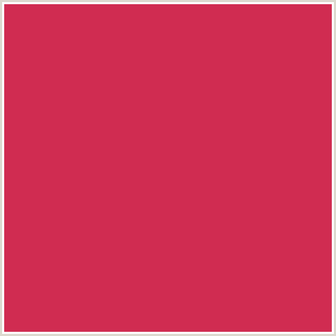 D02C51 Hex Color Image (BRICK RED, RED)