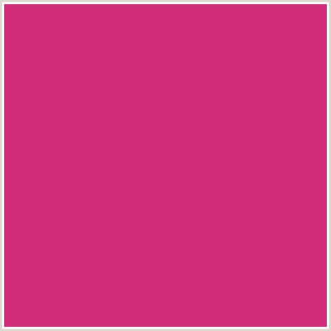 D22C7A Hex Color Image (CERISE, DEEP PINK, FUCHSIA, FUSCHIA, HOT PINK, MAGENTA)