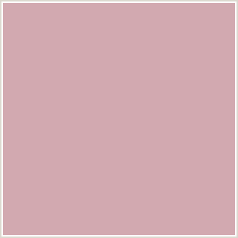 D2A9B0 Hex Color Image (CAREYS PINK, RED)