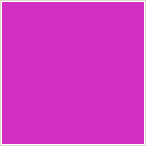 D32FC2 Hex Color Image (CERISE, DEEP PINK, FUCHSIA, FUSCHIA, HOT PINK, MAGENTA)