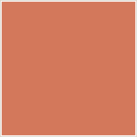 D3785B Hex Color Image (JAPONICA, RED ORANGE)