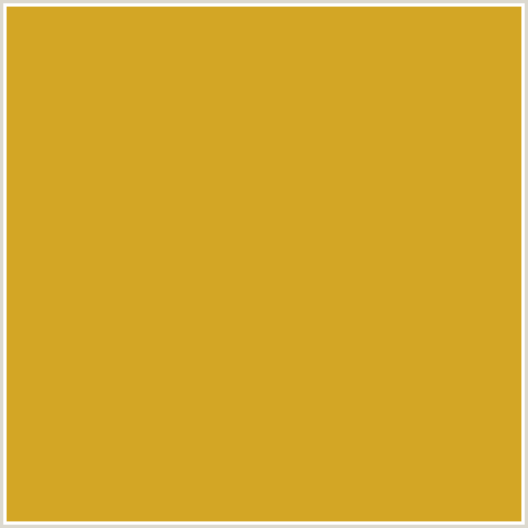 D3A625 Hex Color Image (HOKEY POKEY, YELLOW ORANGE)