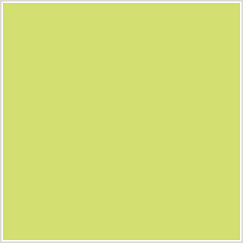 D3E071 Hex Color Image (YELLOW GREEN)