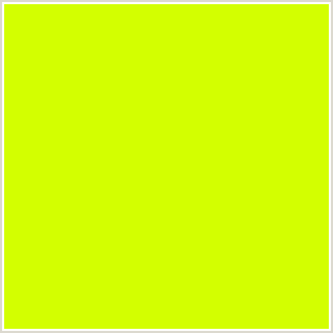 D3FF00 Hex Color Image (ELECTRIC LIME, GREEN YELLOW, LIME, LIME GREEN)