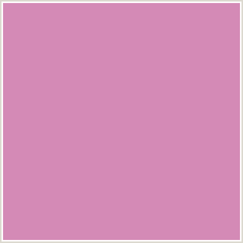 D48AB6 Hex Color Image (CAN CAN, DEEP PINK, FUCHSIA, FUSCHIA, HOT PINK, MAGENTA)