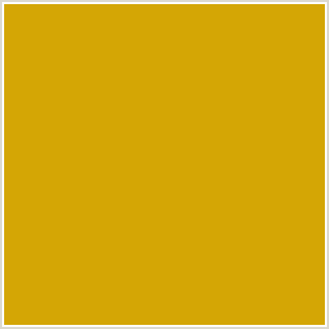 D4A605 Hex Color Image (BUDDHA GOLD, ORANGE YELLOW)