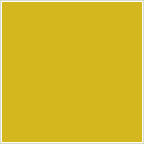 D4B61E Hex Color Image (GOLDEN GRASS, YELLOW)