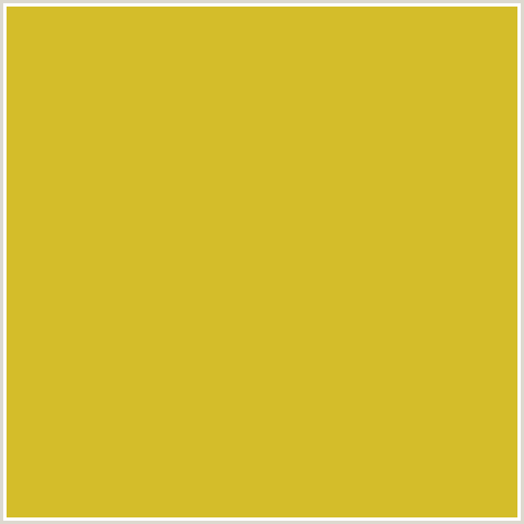 D4BD2A Hex Color Image (HOKEY POKEY, YELLOW)