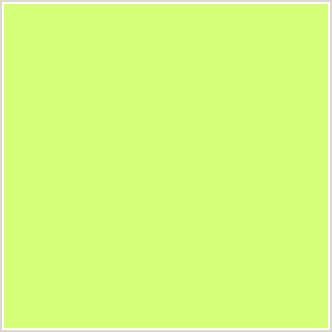 D4FF79 Hex Color Image (GREEN YELLOW, HONEYSUCKLE)