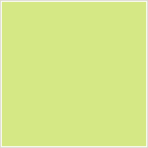 D5E885 Hex Color Image (GREEN YELLOW, YELLOW GREEN)