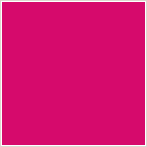 D60A6C Hex Color Image (DEEP PINK, FUCHSIA, FUSCHIA, HOT PINK, MAGENTA, RAZZMATAZZ)