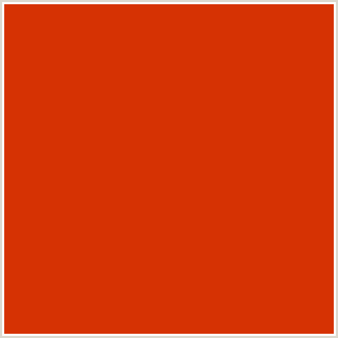 D63203 Hex Color Image (GRENADIER, RED ORANGE)