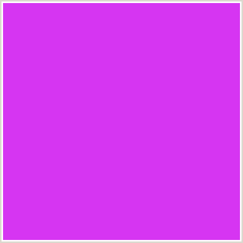 D635F2 Hex Color Image (DEEP PINK, FUCHSIA, FUSCHIA, HELIOTROPE, HOT PINK, MAGENTA)