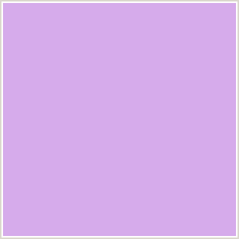 D6ABEB Hex Color Image (BILOBA FLOWER, LAVENDAR, PURPLE, VIOLET)