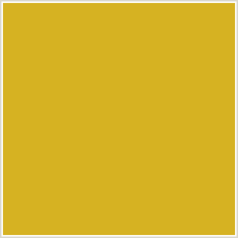 D6B222 Hex Color Image (GOLDEN GRASS, ORANGE YELLOW)