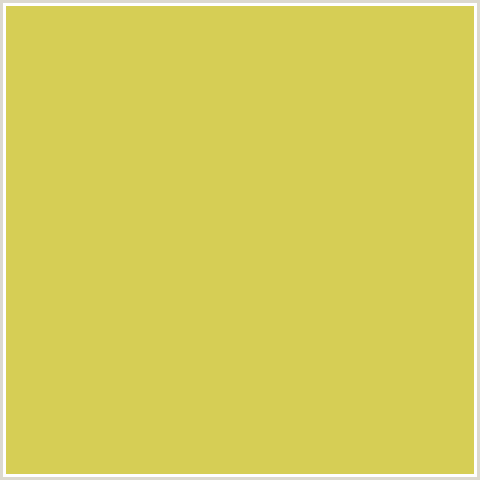 D6CE55 Hex Color Image (TACHA, YELLOW)