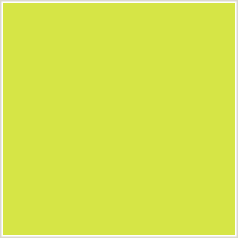D6E546 Hex Color Image (PEAR, YELLOW GREEN)