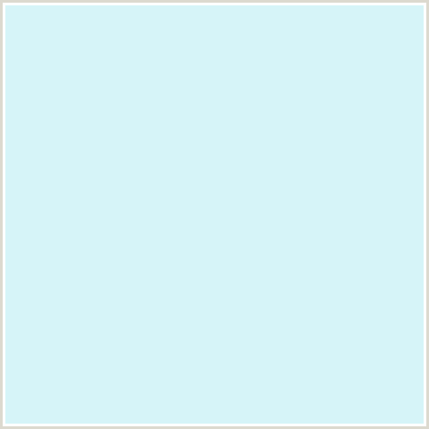 D6F4F8 Hex Color Image (BABY BLUE, LIGHT BLUE, WHITE ICE)