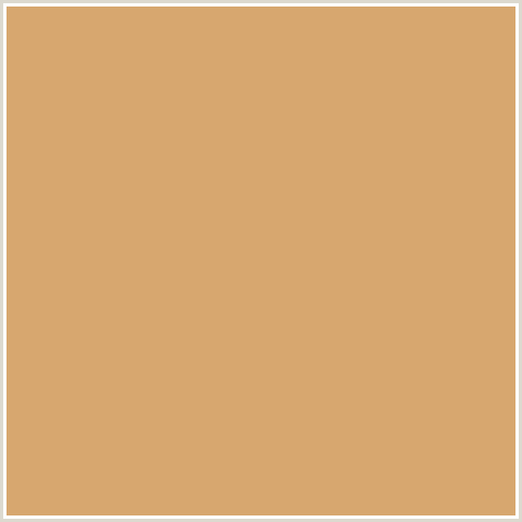 D7A76F Hex Color Image (ORANGE, WHISKEY)