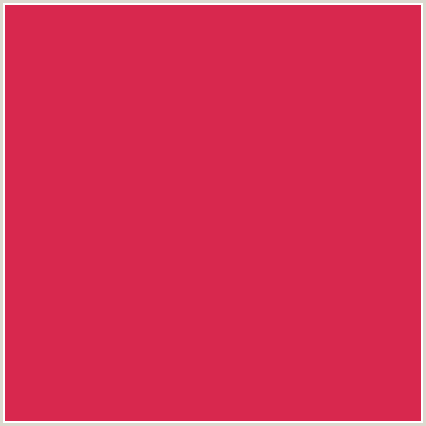 D8284E Hex Color Image (CERISE RED, RED)