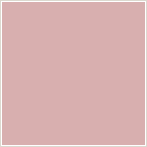 D8AFAF Hex Color Image (BLOSSOM, RED)