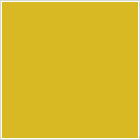 D8B924 Hex Color Image (GOLDEN GRASS, YELLOW)