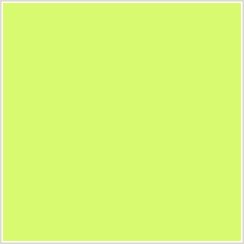 D8FA70 Hex Color Image (GREEN YELLOW, MINDARO)