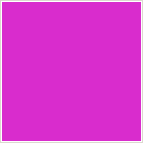 D92CCD Hex Color Image (CERISE, DEEP PINK, FUCHSIA, FUSCHIA, HOT PINK, MAGENTA)