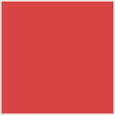 D94545 Hex Color Image (RED, VALENCIA)