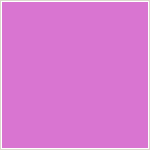 D975D1 Hex Color Image (DEEP PINK, FUCHSIA, FUSCHIA, HOT PINK, MAGENTA, ORCHID)