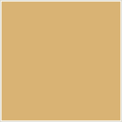 D9B374 Hex Color Image (HARVEST GOLD, ORANGE)