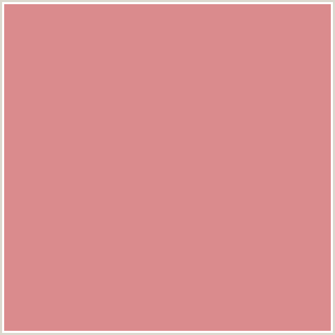 DA8B8D Hex Color Image (PETITE ORCHID, RED)