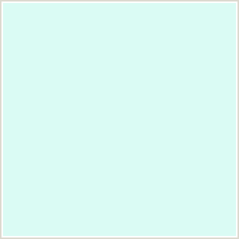 DAFBF4 Hex Color Image (BLUE GREEN, SCANDAL)