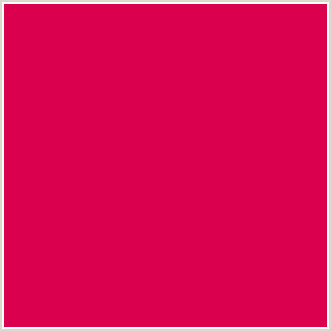DB004E Hex Color Image (RAZZMATAZZ, RED)