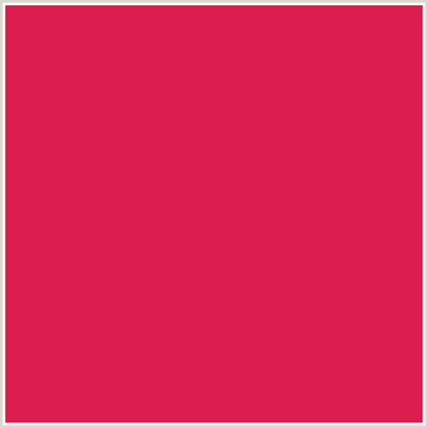 DB1D4F Hex Color Image (AMARANTH, RED)