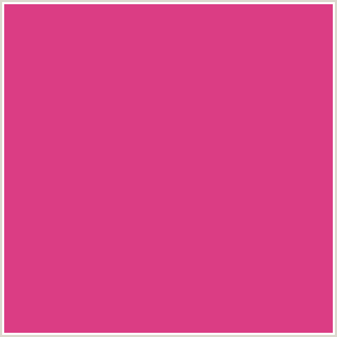 DB3D84 Hex Color Image (CERISE, DEEP PINK, FUCHSIA, FUSCHIA, HOT PINK, MAGENTA)