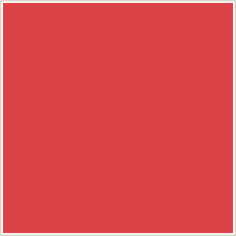 DB4348 Hex Color Image (RED, VALENCIA)
