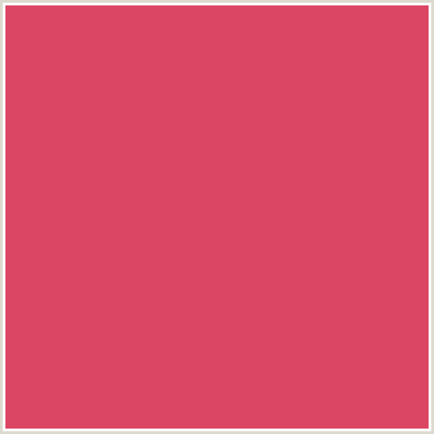 DB4664 Hex Color Image (CABARET, RED)