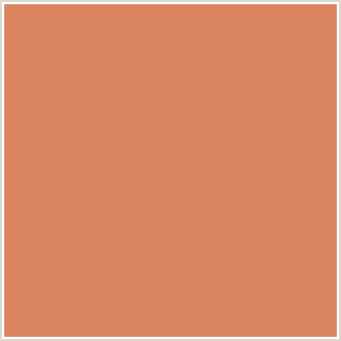 DB8661 Hex Color Image (COPPERFIELD, RED ORANGE)