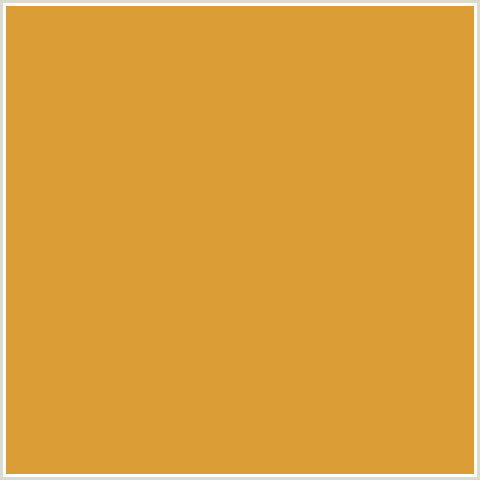 DB9E36 Hex Color Image (GOLDEN GRASS, ORANGE)