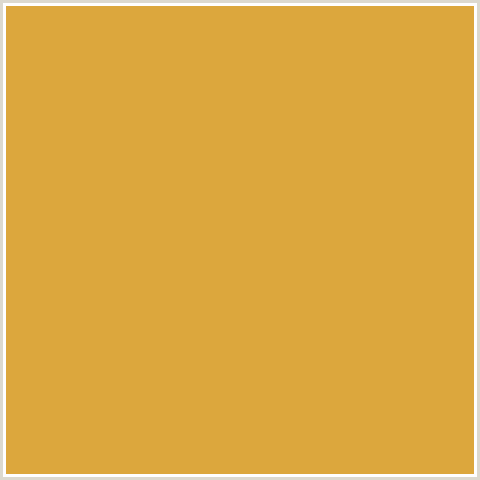 DCA73D Hex Color Image (ANZAC, YELLOW ORANGE)