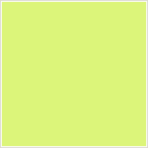 DCF57A Hex Color Image (GREEN YELLOW, MINDARO)