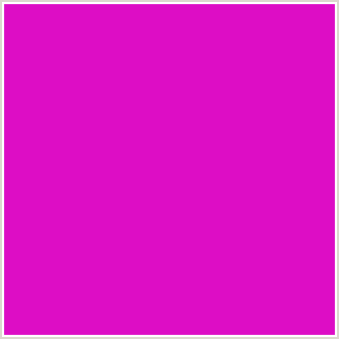 DD0DC5 Hex Color Image (DEEP PINK, FUCHSIA, FUSCHIA, HOT PINK, MAGENTA, SHOCKING PINK)