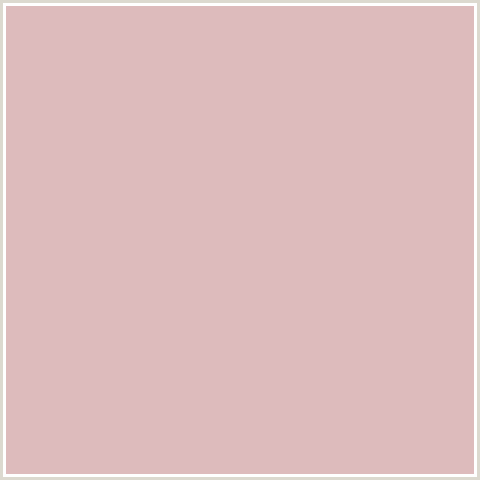 DDBBBC Hex Color Image (BLOSSOM, RED)