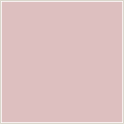 DDBFBF Hex Color Image (PINK FLARE, RED)