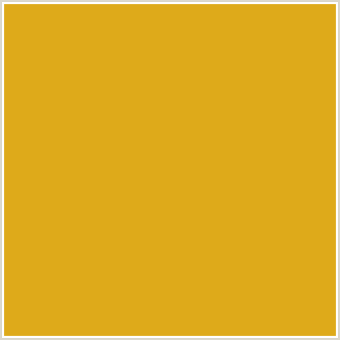 DEAA1A Hex Color Image (GOLDEN GRASS, YELLOW ORANGE)