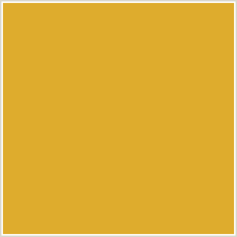 DEAC2D Hex Color Image (GOLDEN GRASS, YELLOW ORANGE)