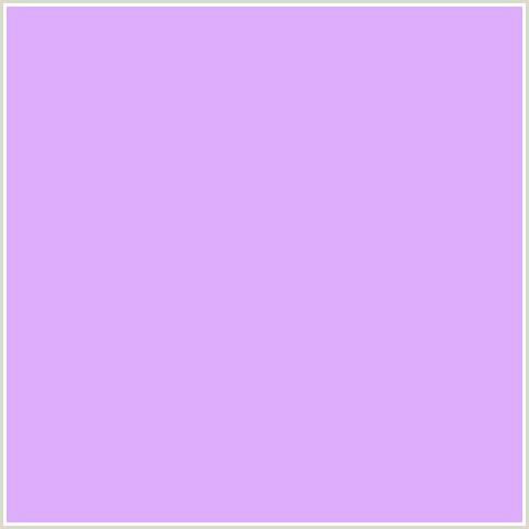 DEAEFC Hex Color Image (MAUVE, VIOLET BLUE)