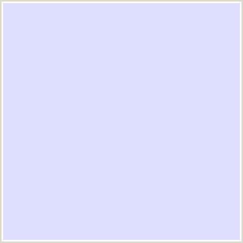 DEDEFF Hex Color Image (BLUE, FOG)