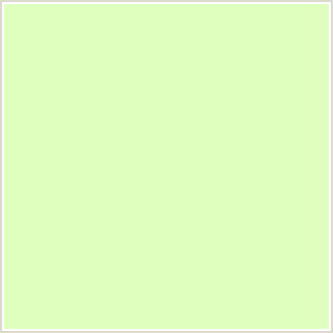 DEFFBE Hex Color Image (GREEN, SNOW FLURRY)
